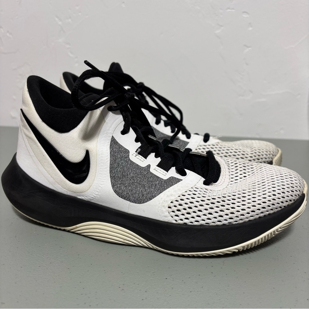 Nike Men's Precision II Athletic Sneakers Size 7 AA7069-100 White Black